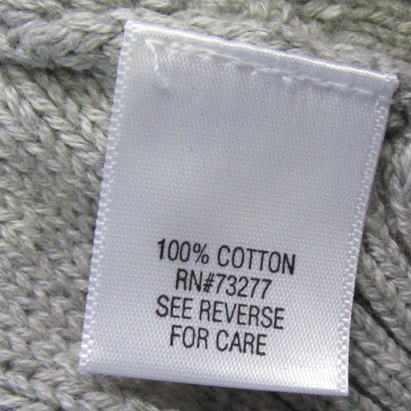 NEW Sonoma Gray Knit 3/4 Sleeve Cardigan Sweater M - Picture 6 of 6